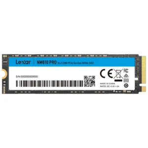 SSD NVMe 500gb M.2 3300MB/s Lexar NM610 Pro LNM610P500g