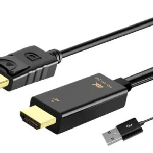 Adaptador HDMI p/ Displayport 4K 1,8m – Tomate – MTV-221