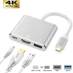 Adaptador 3 em 1 Tipo C IT-Blue LE-41119
