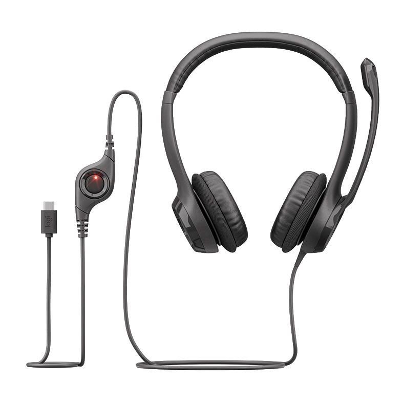 Headset c/ fio USB Logitech H390 Preto - Imagem 6