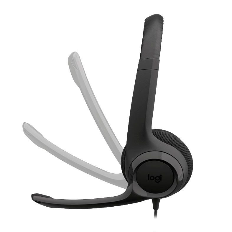 Headset c/ fio USB Logitech H390 Preto - Imagem 3