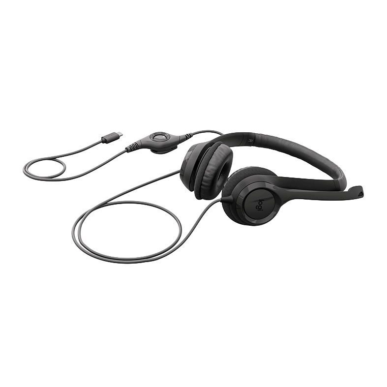 Headset c/ fio USB Logitech H390 Preto - Imagem 4