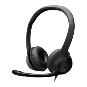 Headset c/ fio USB Logitech H390 Preto