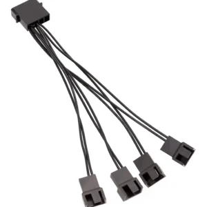 Cabo Adaptador Multi Fan Molex P/ 4 Coolers