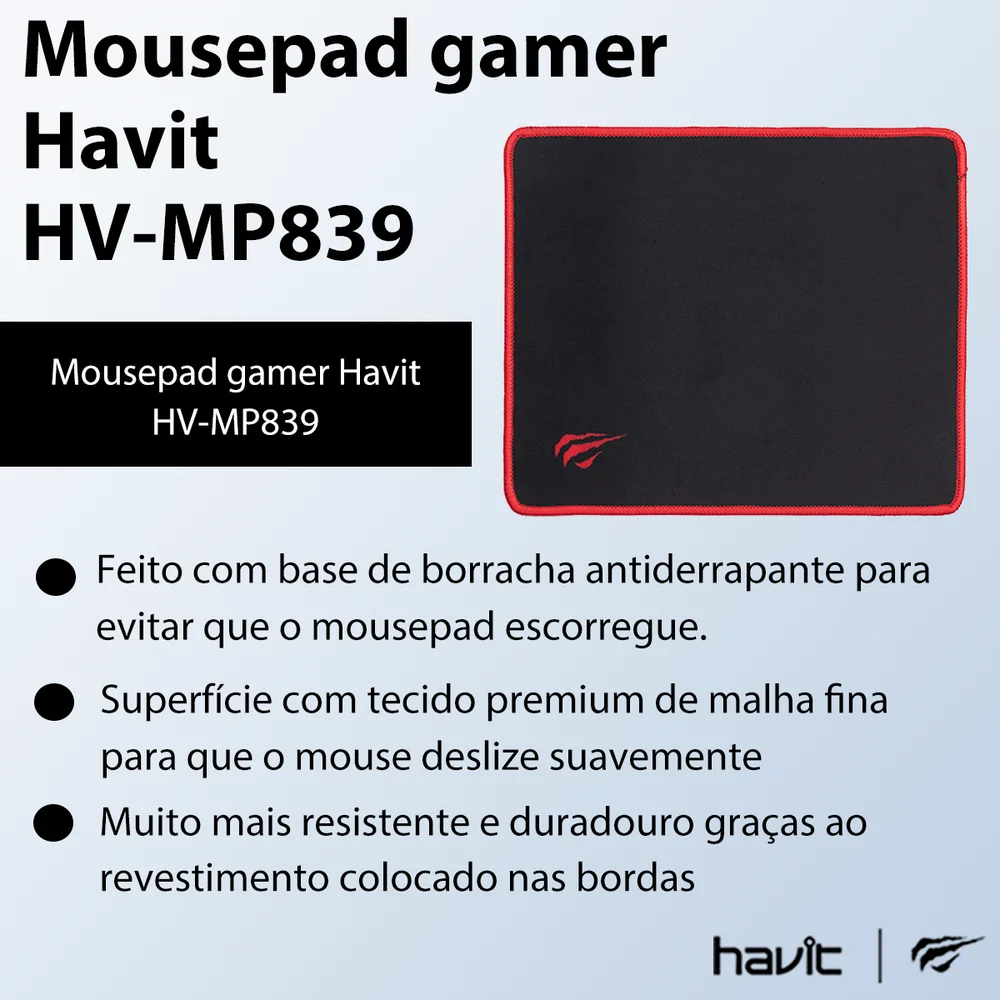 Mousepad Gamer Havit HV-MP839 - Preto - Imagem 2