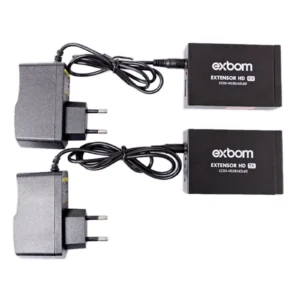 Extensor HD de Vídeo 60 metros (via cabo de rede) – Exbom – Modelo: CCEX-HD2RJ45L60