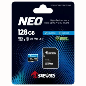 Cartão de Memória KeepData Neo 128GB Class 10