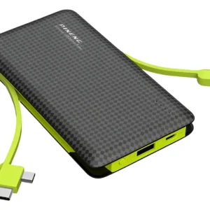 Power Bank Portátil 10000mAh 3 em 1 PINCNC PN-956 Preto