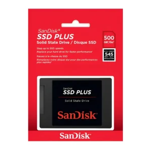 SSD Sandisk Plus 500GB Sata III (Leitura: 545Mbs; Gravação: 505Mbs) SDSSDA-500G-G28
